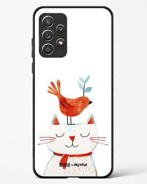 Whisker Perch [BREATHE] Glass Case Phone Cover (Samsung)