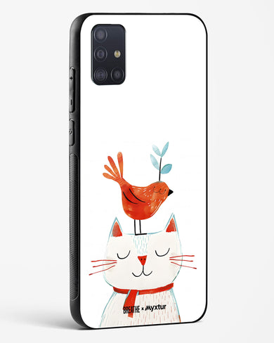 Whisker Perch [BREATHE] Glass Case Phone Cover (Samsung)