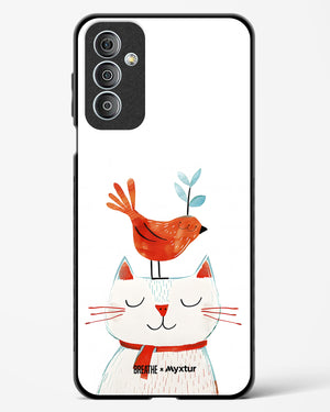 Whisker Perch [BREATHE] Glass Case Phone Cover (Samsung)