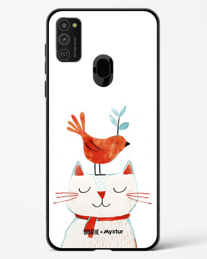 Whisker Perch [BREATHE] Glass Case Phone Cover (Samsung)