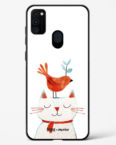 Whisker Perch [BREATHE] Glass Case Phone Cover (Samsung)