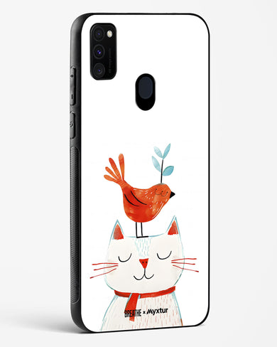 Whisker Perch [BREATHE] Glass Case Phone Cover (Samsung)