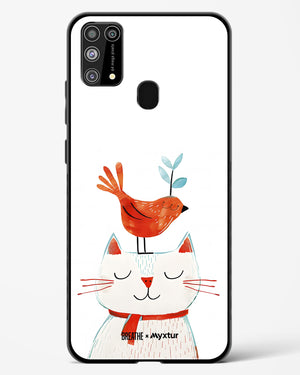 Whisker Perch [BREATHE] Glass Case Phone Cover-(Samsung)