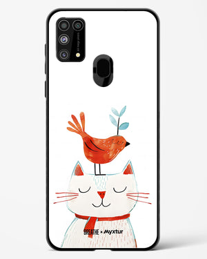 Whisker Perch [BREATHE] Glass Case Phone Cover-(Samsung)