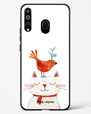 Whisker Perch [BREATHE] Glass Case Phone Cover-(Samsung)