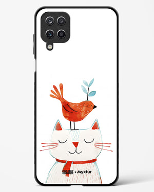 Whisker Perch [BREATHE] Glass Case Phone Cover-(Samsung)