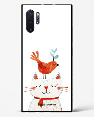 Whisker Perch [BREATHE] Glass Case Phone Cover (Samsung)