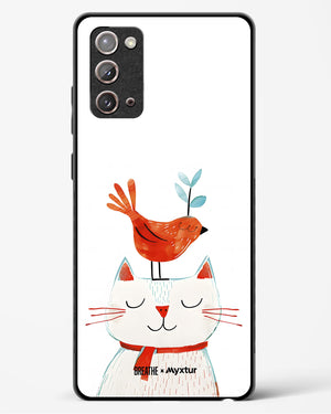 Whisker Perch [BREATHE] Glass Case Phone Cover (Samsung)