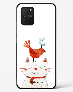 Whisker Perch [BREATHE] Glass Case Phone Cover-(Samsung)