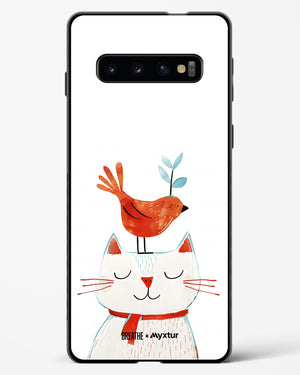 Whisker Perch [BREATHE] Glass Case Phone Cover (Samsung)