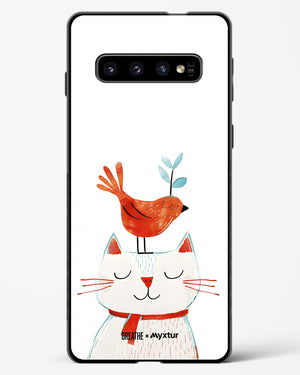 Whisker Perch [BREATHE] Glass Case Phone Cover (Samsung)
