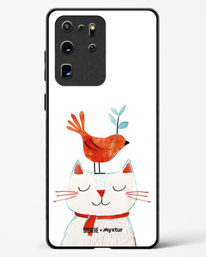 Whisker Perch [BREATHE] Glass Case Phone Cover (Samsung)