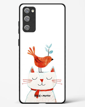 Whisker Perch [BREATHE] Glass Case Phone Cover-(Samsung)