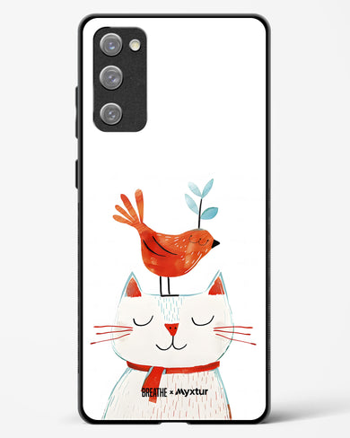 Whisker Perch [BREATHE] Glass Case Phone Cover (Samsung)