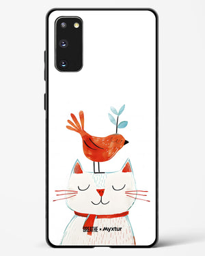 Whisker Perch [BREATHE] Glass Case Phone Cover-(Samsung)