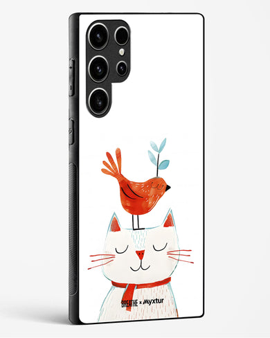 Whisker Perch [BREATHE] Glass Case Phone Cover (Samsung)