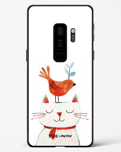 Whisker Perch [BREATHE] Glass Case Phone Cover (Samsung)