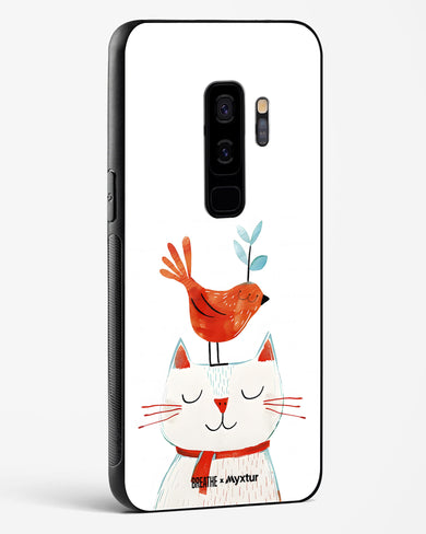 Whisker Perch [BREATHE] Glass Case Phone Cover (Samsung)