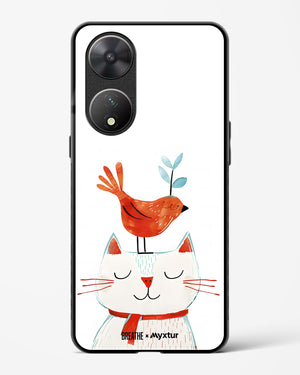Whisker Perch [BREATHE] Glass Case Phone Cover (Vivo)