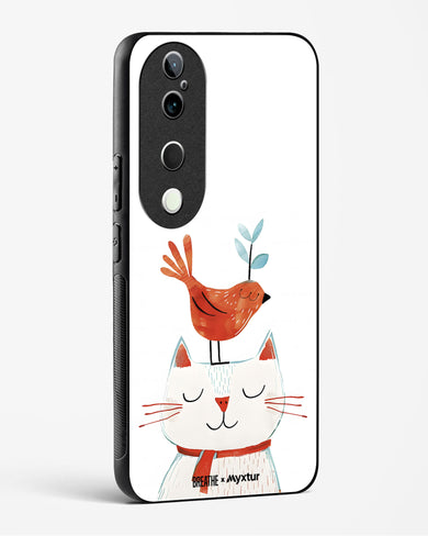 Whisker Perch [BREATHE] Glass Case Phone Cover (Vivo)