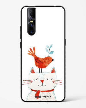 Whisker Perch [BREATHE] Glass Case Phone Cover (Vivo)