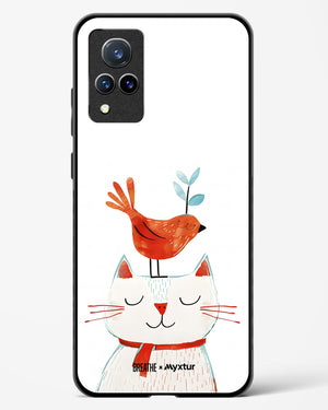 Whisker Perch [BREATHE] Glass Case Phone Cover (Vivo)
