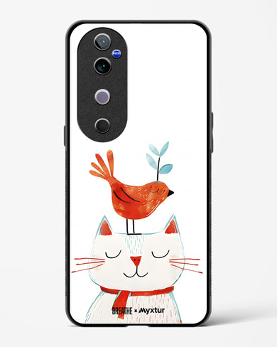 Whisker Perch [BREATHE] Glass Case Phone Cover (Vivo)