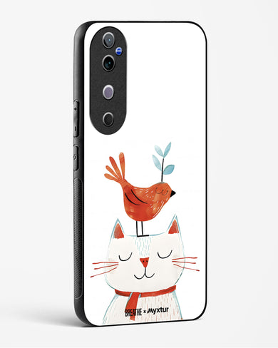 Whisker Perch [BREATHE] Glass Case Phone Cover (Vivo)