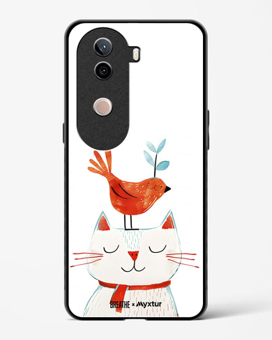 Whisker Perch [BREATHE] Glass Case Phone Cover (Vivo)