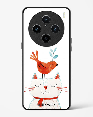 Whisker Perch [BREATHE] Glass Case Phone Cover (Vivo)