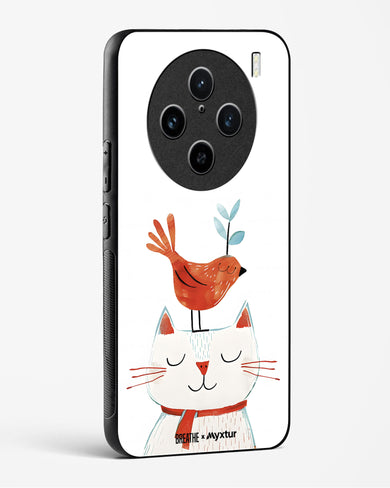 Whisker Perch [BREATHE] Glass Case Phone Cover (Vivo)