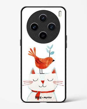 Whisker Perch [BREATHE] Glass Case Phone Cover (Vivo)