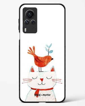 Whisker Perch [BREATHE] Glass Case Phone Cover (Vivo)