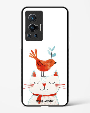 Whisker Perch [BREATHE] Glass Case Phone Cover (Vivo)
