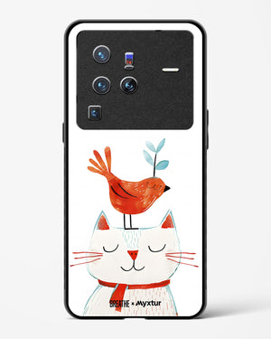 Whisker Perch [BREATHE] Glass Case Phone Cover (Vivo)