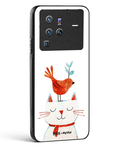 Whisker Perch [BREATHE] Glass Case Phone Cover-(Vivo)