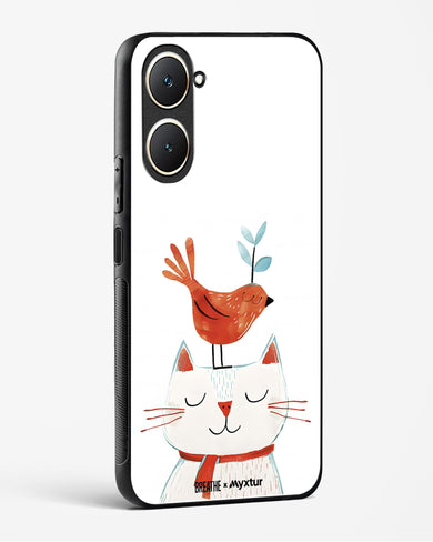 Whisker Perch [BREATHE] Glass Case Phone Cover (Vivo)