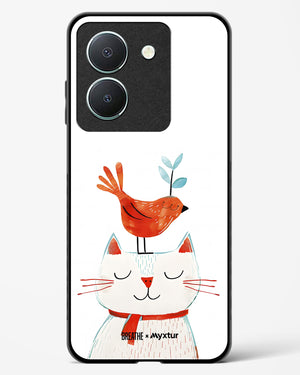 Whisker Perch [BREATHE] Glass Case Phone Cover (Vivo)