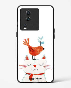 Whisker Perch [BREATHE] Glass Case Phone Cover-(Vivo)