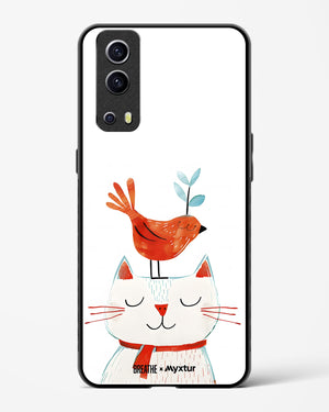 Whisker Perch [BREATHE] Glass Case Phone Cover (Vivo)