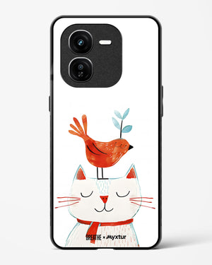 Whisker Perch [BREATHE] Glass Case Phone Cover (Vivo)