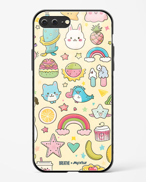 Happy Stickers [BREATHE] Glass Case Phone Cover (Apple)