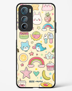 Happy Stickers [BREATHE] Glass Case Phone Cover (Motorola)