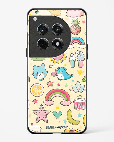 Happy Stickers [BREATHE] Glass Case Phone Cover (OnePlus)