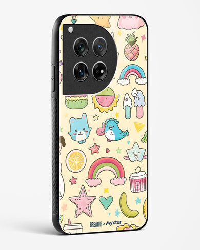 Happy Stickers [BREATHE] Glass Case Phone Cover (OnePlus)