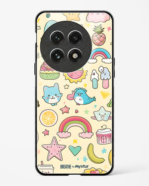 Happy Stickers [BREATHE] Glass Case Phone Cover (OnePlus)