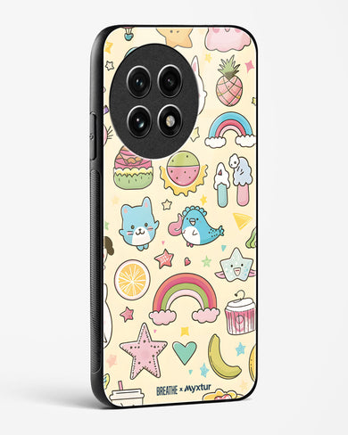 Happy Stickers [BREATHE] Glass Case Phone Cover (OnePlus)