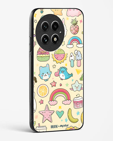 Happy Stickers [BREATHE] Glass Case Phone Cover (OnePlus)