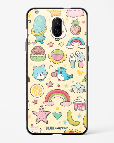 Happy Stickers [BREATHE] Glass Case Phone Cover (OnePlus)