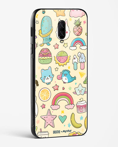 Happy Stickers [BREATHE] Glass Case Phone Cover (OnePlus)